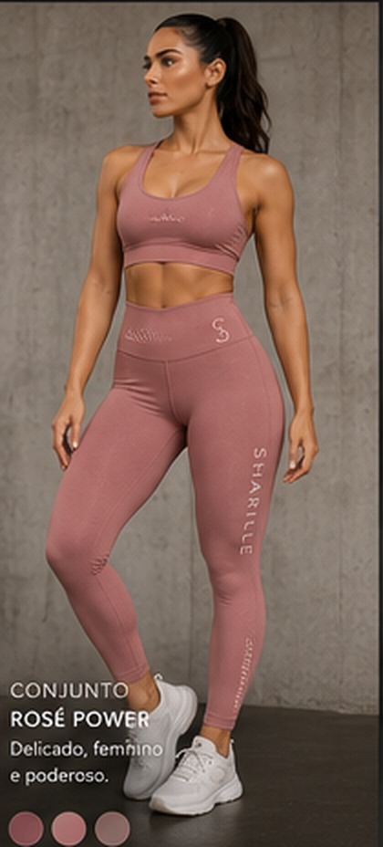 Conjunto Rosé Power