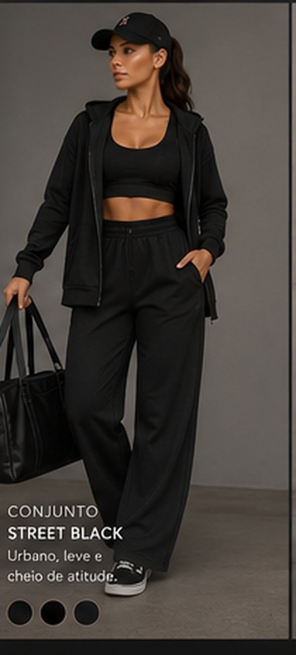 Conjunto Street Black